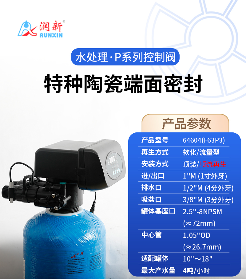 軟水控制頭 f63p3 (2)